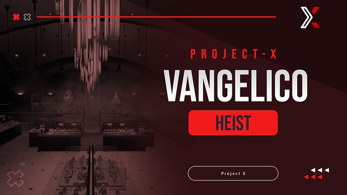 Project X Vangelico Heist - QB | QBOX | ESX | Custom (Jewelery Robbery) Thumbnail