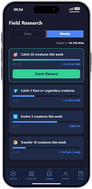 PixelHunters — Creature Catching Phone App thumbnail 5
