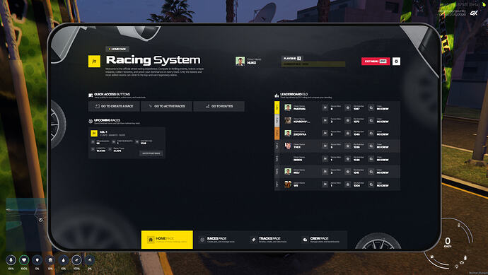 Advanced Racing System | Ranked • ELO • Crews • Custom Tracks 3