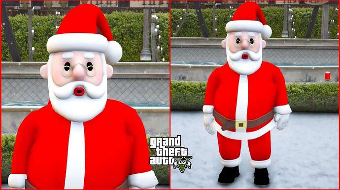 [PAID] Santa Claus Ped Mod for FiveM thumbnail 3