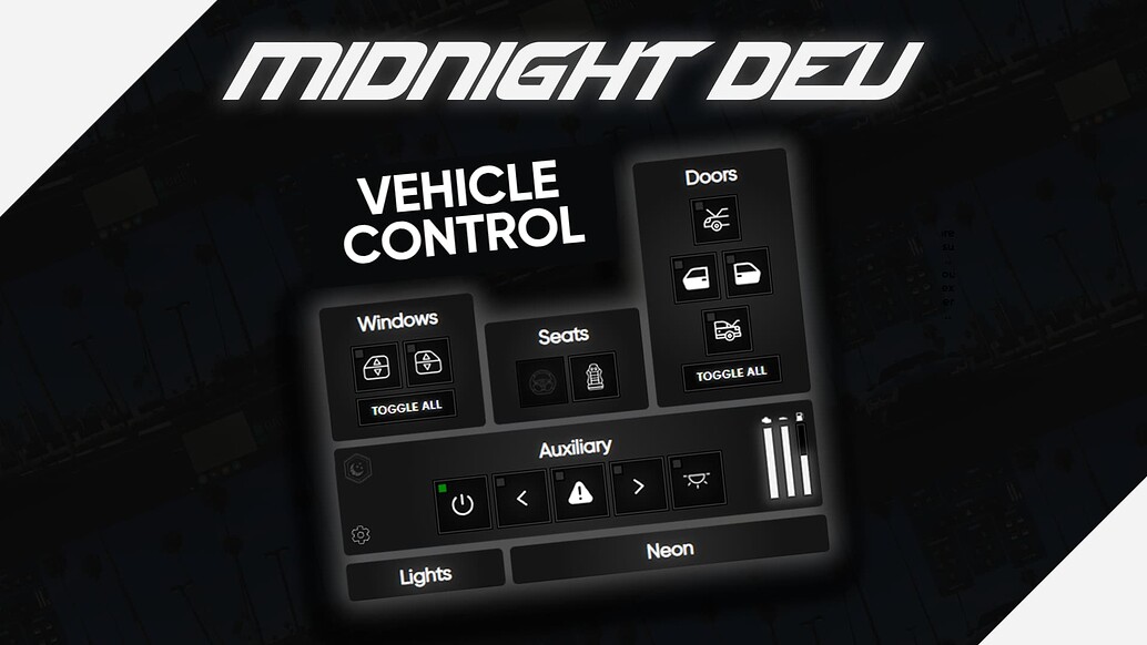 [OLD - V2 AVAILABLE] Vehicle Control Script - Midnight Dev - FiveM ...