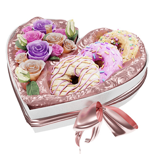 [PAID] Valentines Donuts Props Pack 02 thumbnail 8