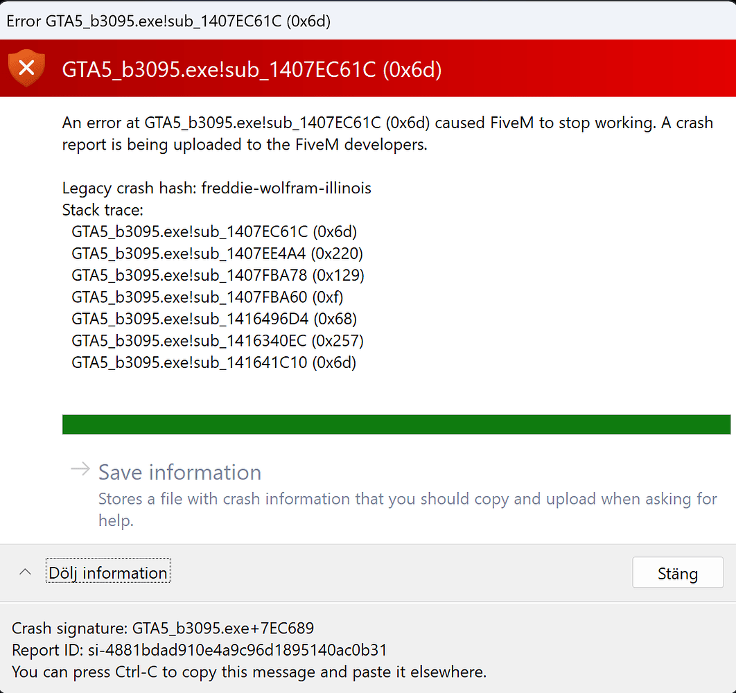 Fivem keeps crashing all the time - FiveM Client Support - Cfx Forum