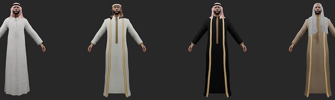 [PAID] Arabic Thobe V3  (Male / Female) thumbnail 3