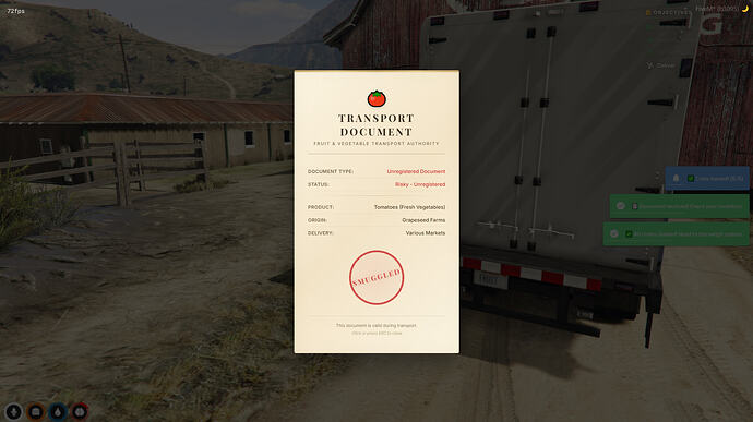 Advanced Fruit & Vegetables Cargo Job 3