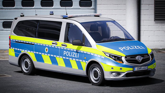Benefactor Van Police / Polizei NRW thumbnail 2