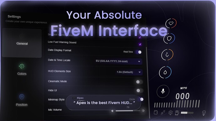 APEX HUD – The Ultimate FiveM HUD & Interface Script Thumbnail