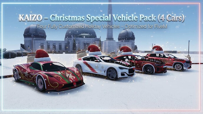 Christmas Special Vehicle Pack (4 Cars) Thumbnail