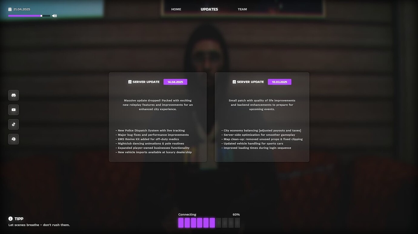 [PAID] [STANDALONE] Loadingscreen V2 - FiveM Releases - Cfx.re Community