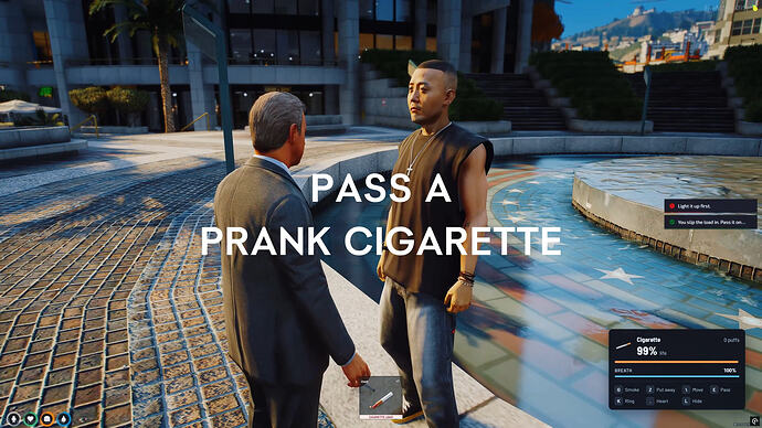 Introducing FiveM Smoking Script - CodeM 2-53 screenshot