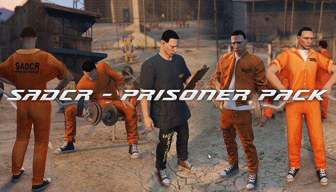 [PAID] SADCR Prisoner Clothes ( Fivem Ready / Add-On ) Thumbnail