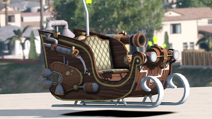 [PAID] Steampunk Flying Sleigh | Kire Customs thumbnail 4