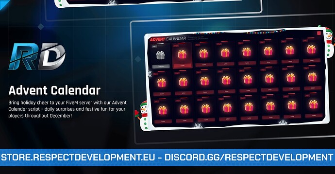[PAID ][ESX/QB] Advent Calendar Thumbnail