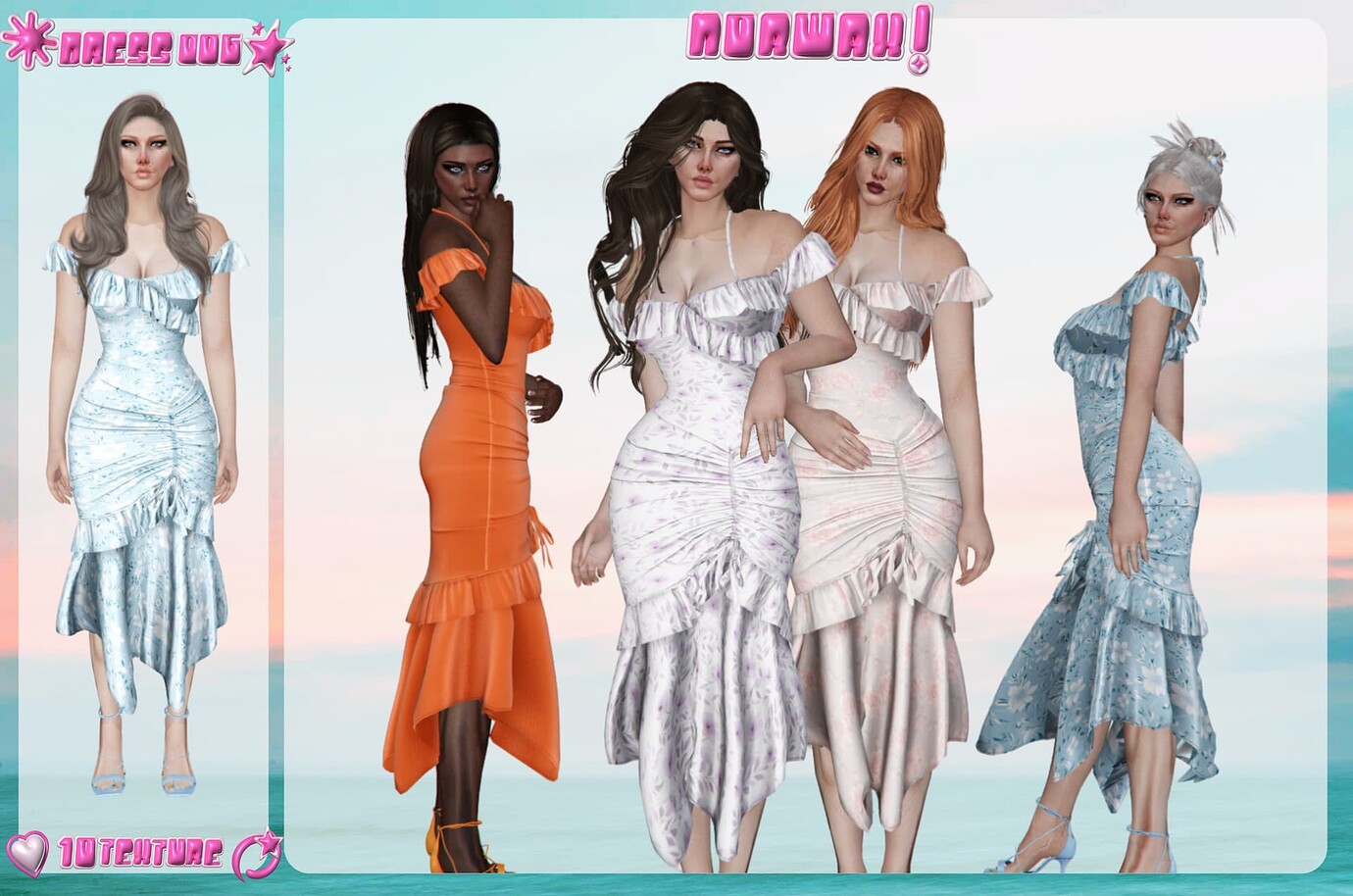 [PAID] Norwax - Midi Summer Dress for MP Female - FiveM Releases - Cfx ...