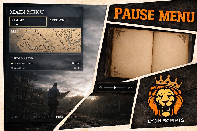 Police Pause Menu Lyon Pause Menu | Fully Editable - RedM Releases - Cfx Forum