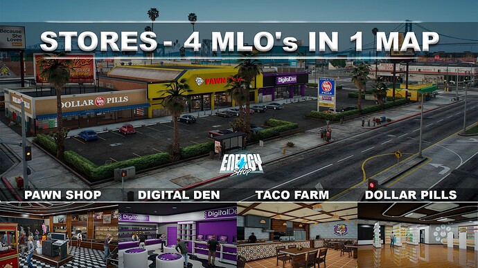 [MLO][PAID] PawnShop - Dollar Pills - Digital Den - Taco Farm Thumbnail