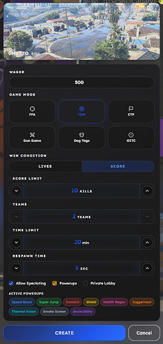 Lobby Creator