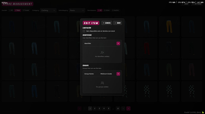ORIGEN CLOTHING + CHARACTER CREATOR + PEDMENU  thumbnail 9