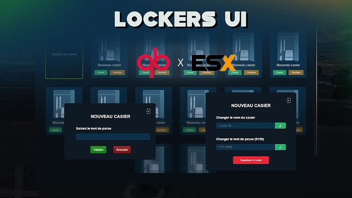 🗄️Lockers UI [ESX & QB] (7€ Escrow & 40€ Open-Source) Thumbnail