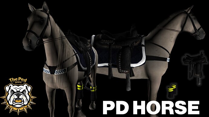 [PAID] [PED] Police Horse - Addon Ped Thumbnail