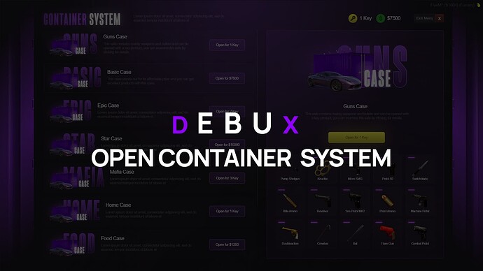 [ESX/QB] Container Opening (Case Opening) Thumbnail