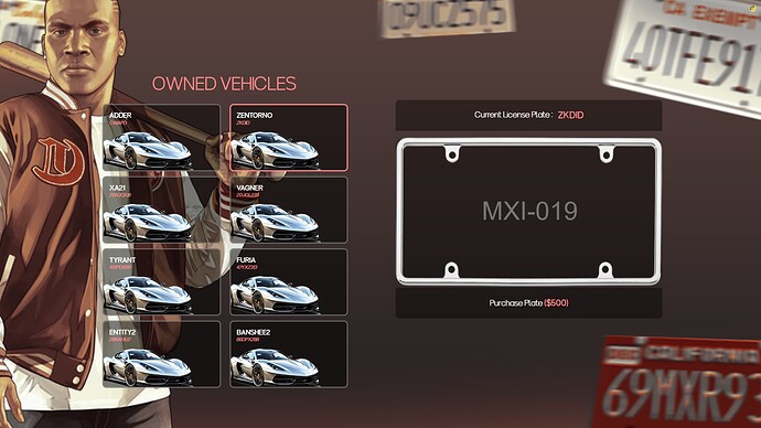 Vehicle Private Plates - [QB] [ESX]  Thumbnail