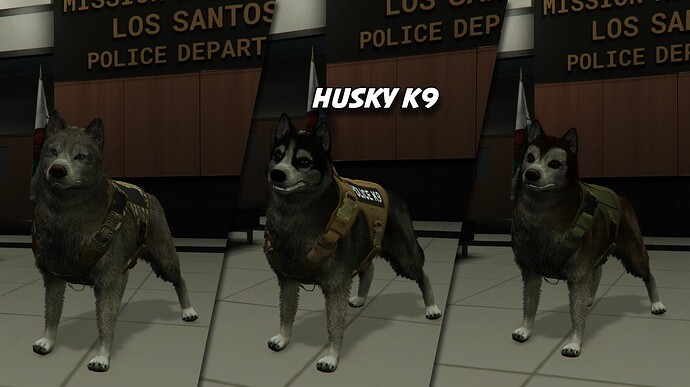Husky K9 - Addon Dog Ped Thumbnail