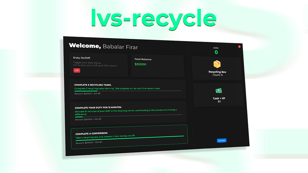 [PAID] Realistic Recycling System | Recycling Materials - FiveM ...