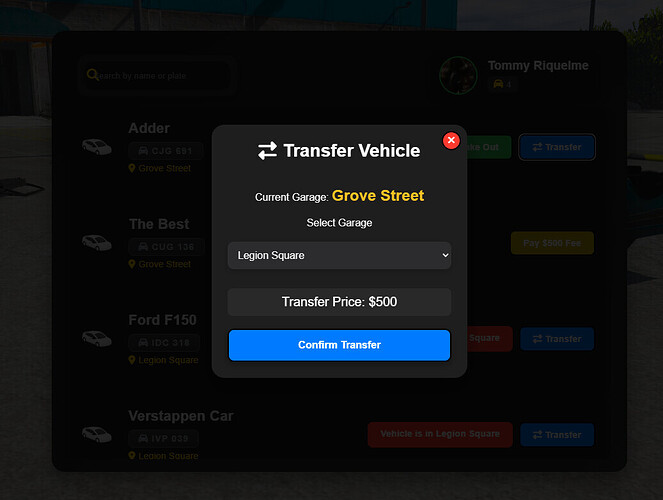 [PAID] LMD Garage System (ESX & QB-CORE) thumbnail 4