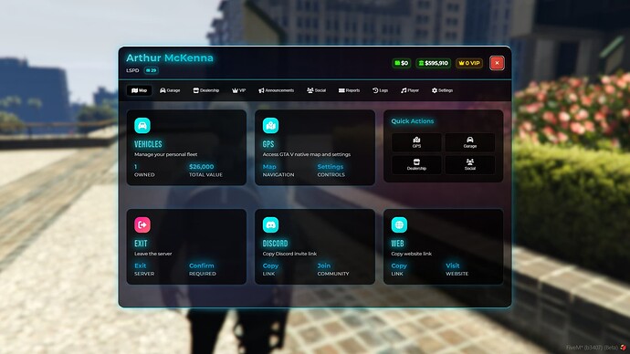 Pause Menu [ESX/QB/QBOX] – Advanced Pause Menu System for FiveM - FiveM ...