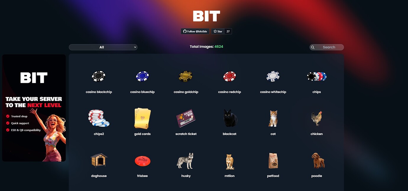[FREE] BIT - Images for your inventory +12700 - FiveM Releases - Cfx Forum