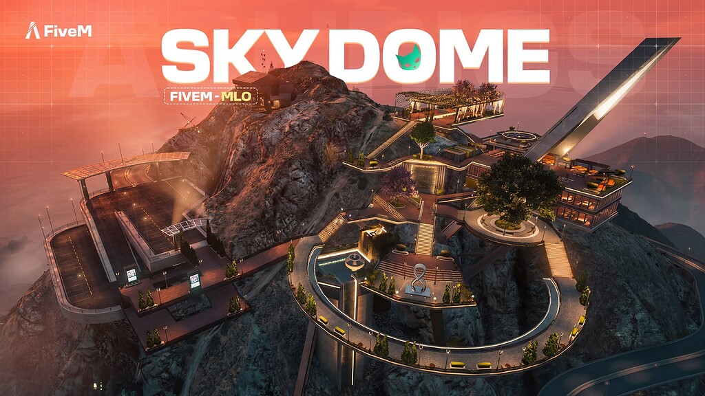 SkyDome – Mount Chiliad Event Venue MLO for FiveM | Wedding Map, Nightclub, Fireworks & Bartender System