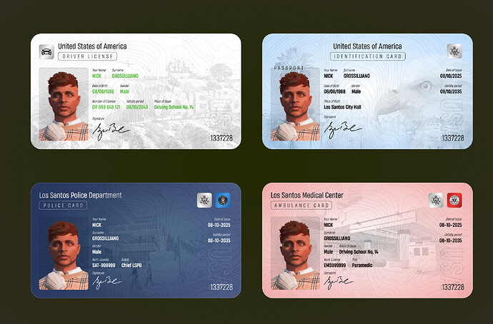 [QB/ESX] ID Card & Create Fake ID Card System thumbnail 3