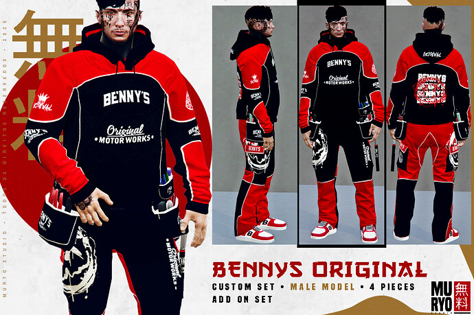 Banner Outfits Masculino Bennys Originals Hoodie