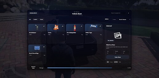 Boot/Trunk System – Advanced Vehicle Inventory & Equipment System