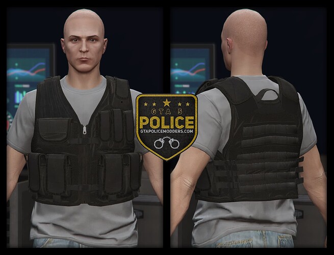 Tactical Vest (Male) GTA POLICE MODDERS