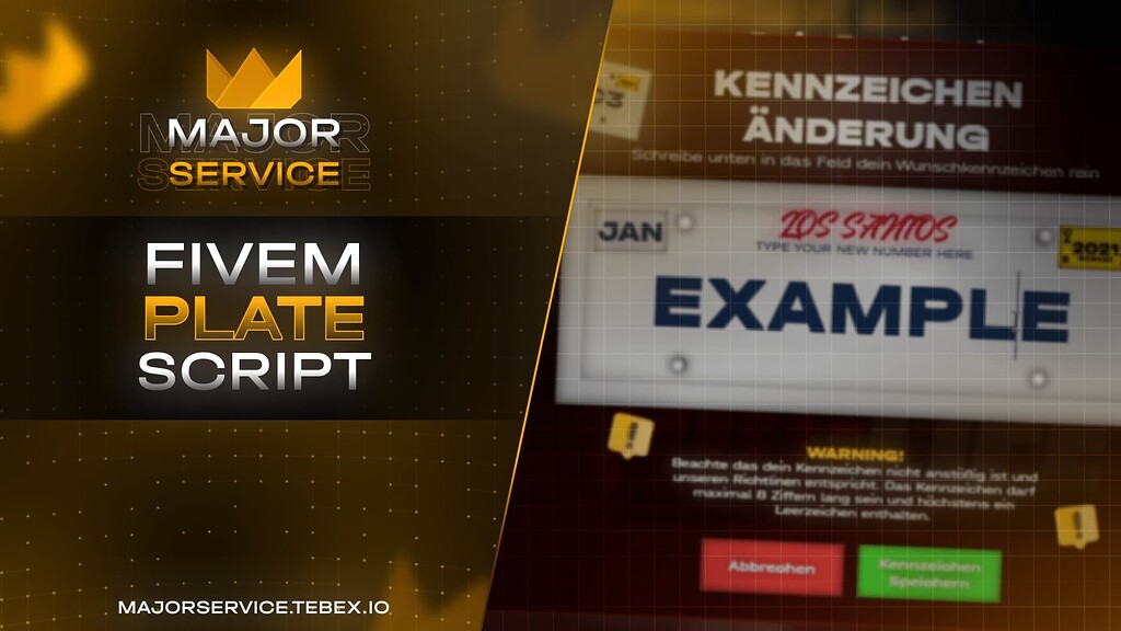 [CHEAP] [ESX] Best Plate Script Releases Cfx.re Community