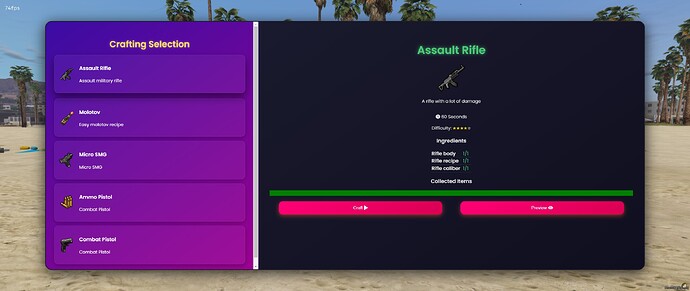 Advanced Crafting Menu Thumbnail