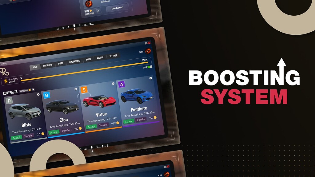 Fivem Boosting Tablet Script Code Retro | Advanced Boosting System - FiveM Releases - Cfx Forum