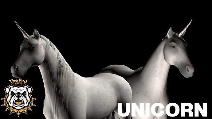 [PAID] Addon Ped - Unicorn  Thumbnail