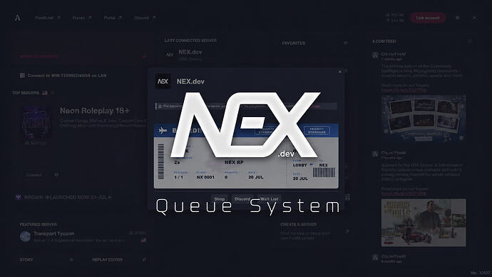 [FREE] Advanced Queue System [STANDALONE] - FiveM Releases - Cfx Forum