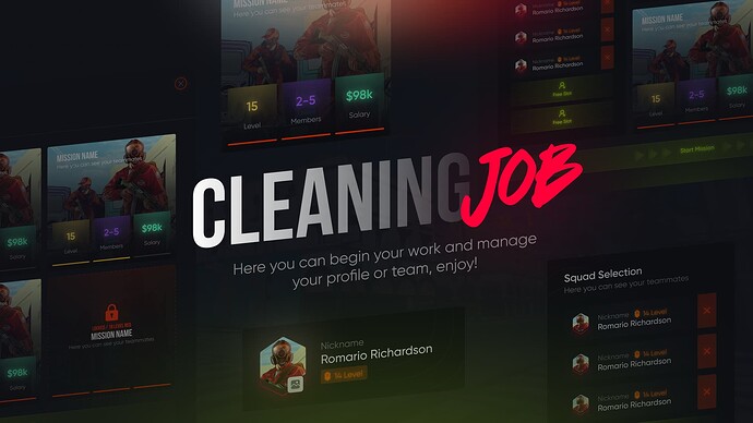[QB & ESX] House Cleaning Job | Multiplayer Job Thumbnail