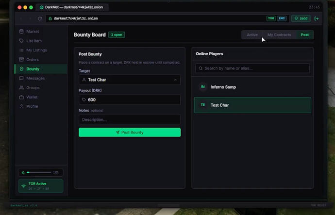 Goonsquad DarkMet | Advanced Dark Web System | Criminal Marketplace for RP Interactions | 5