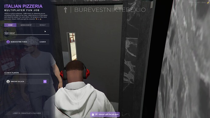 🍕 [Standalone][ESX][QBCore] Multiplayer pizzeria job | Pizza job delivery | UI | Burevestnik thumbnail 6