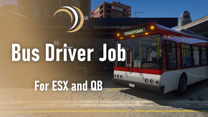 [PAID][ESX][QB] Bus Driver Job Thumbnail