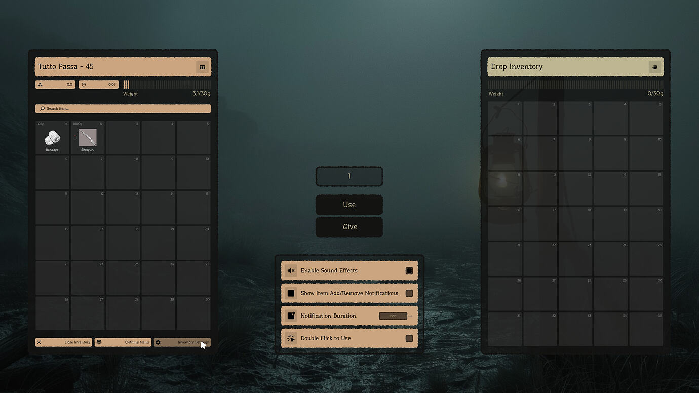 FREE VORP Inventory Enhanced - RedM Releases - Cfx.re Community