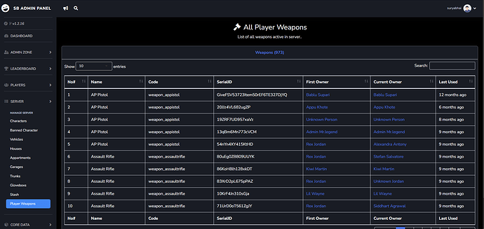 [PAID][QBCore/QBox] SB Admin Panel - Revolutionary FiveM Server Management thumbnail 12