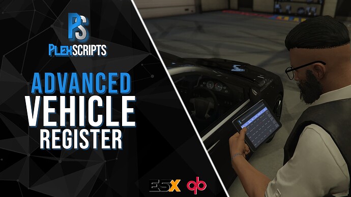 [PAID] Advanced Vehicleregister system [QB / ESX / QBox] Thumbnail