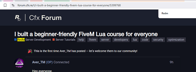 I built a beginner-friendly FiveM Lua course for everyone - Server ...