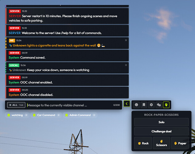 Mizu Interface - Integrated RPS System for Solo or Duel